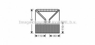 AVA QUALITY COOLING olv414 -  Испаритель, кондиционер